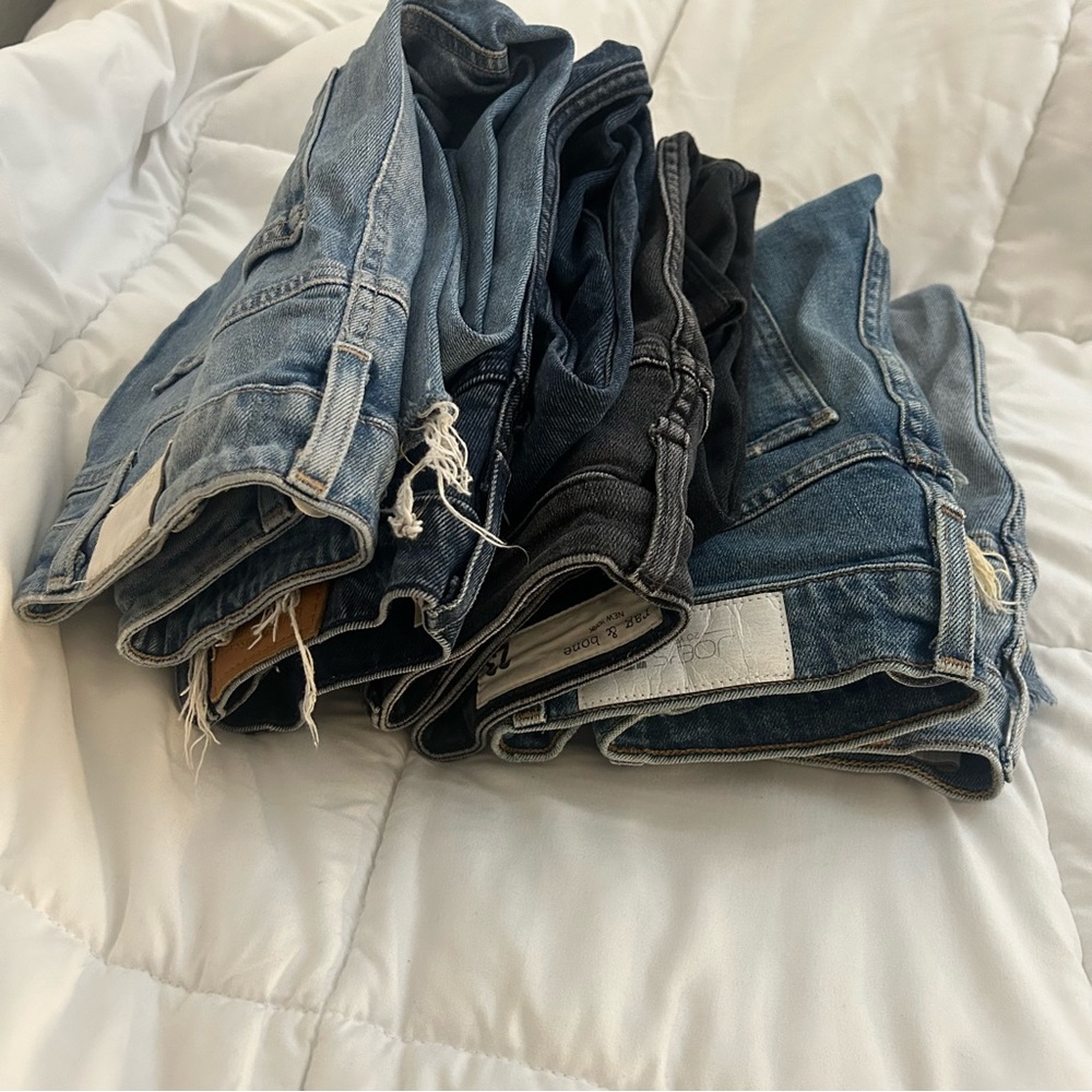 Assorted Denim and Black Jeans